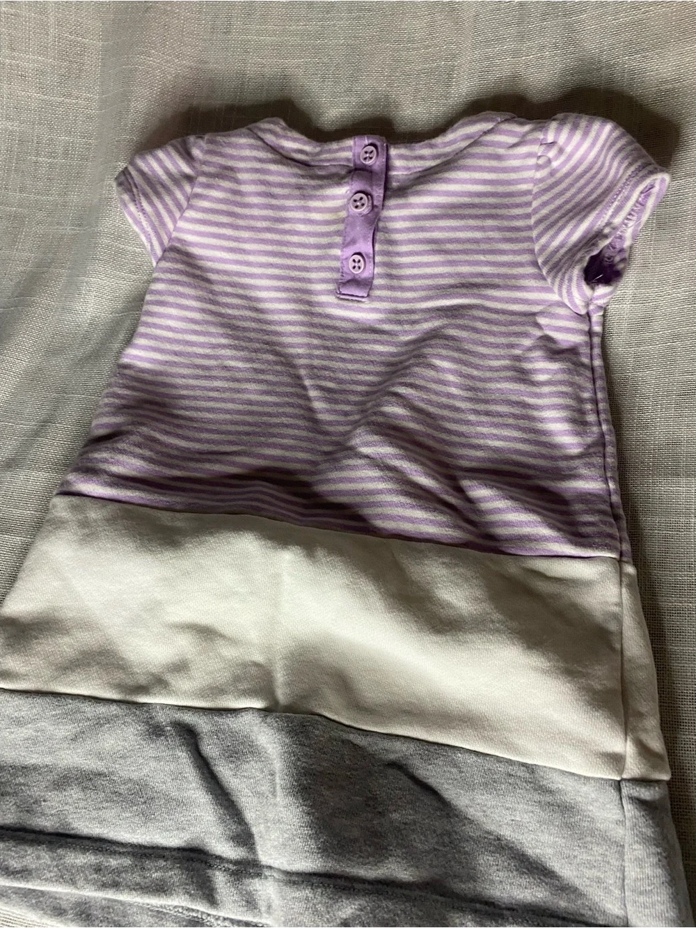Gymboree Purple and White Striped Baby Top